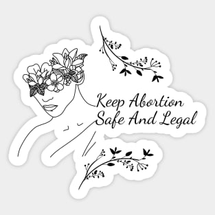 Keep Abortion Safe and Legal Sticker